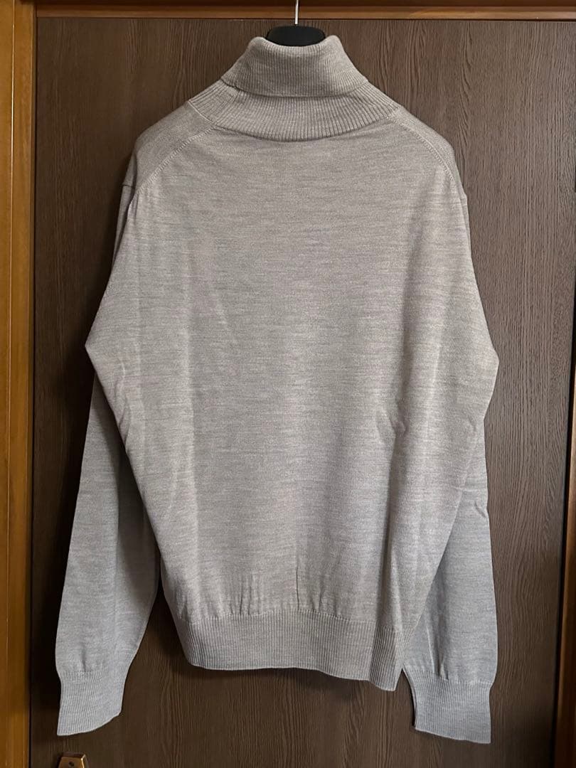 新品 AMI Paris アミ ブランドロゴ タートルネック ニット セーター — image 3