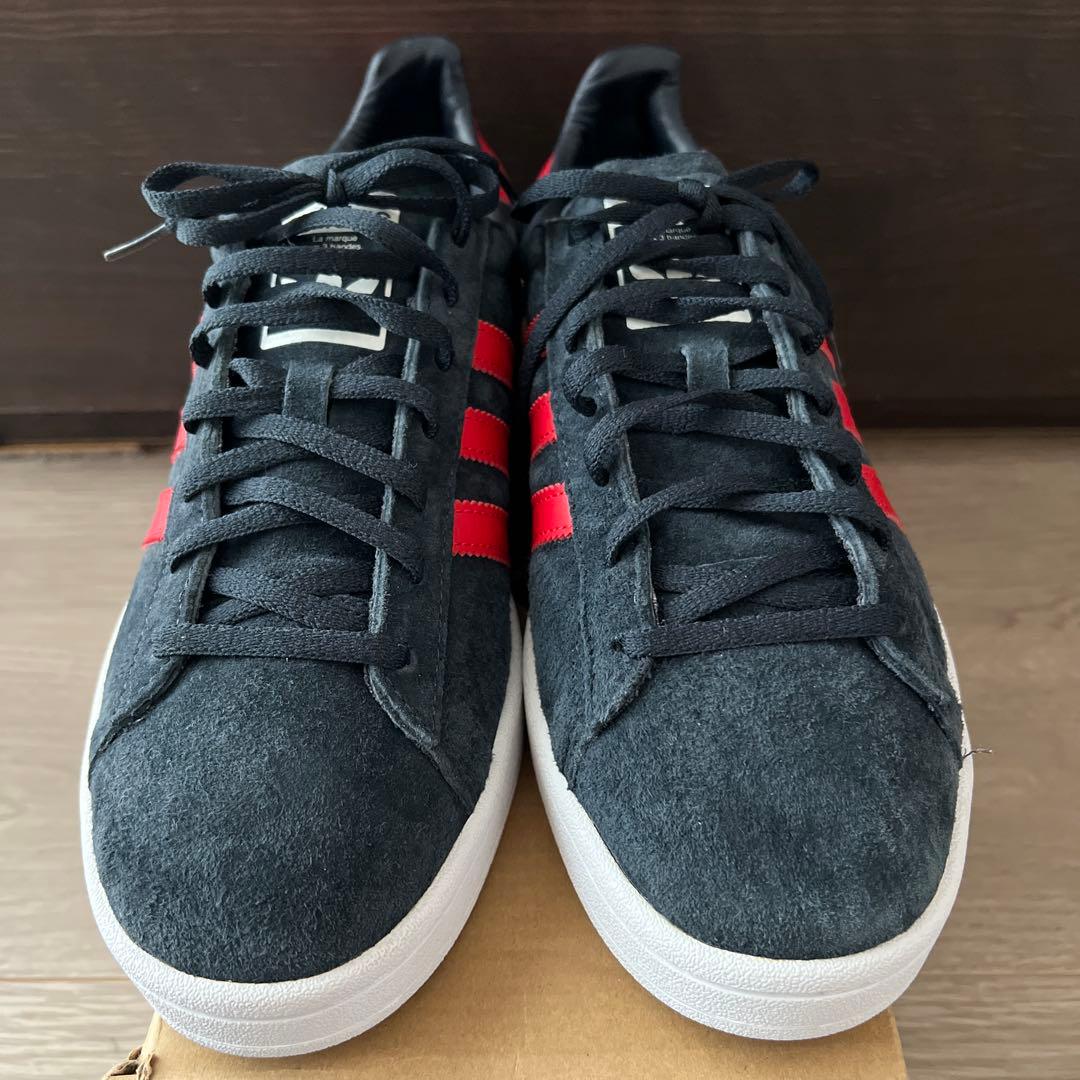 【新品未使用】 adidas originals キャンパス 赤×紺 スエード — image 2