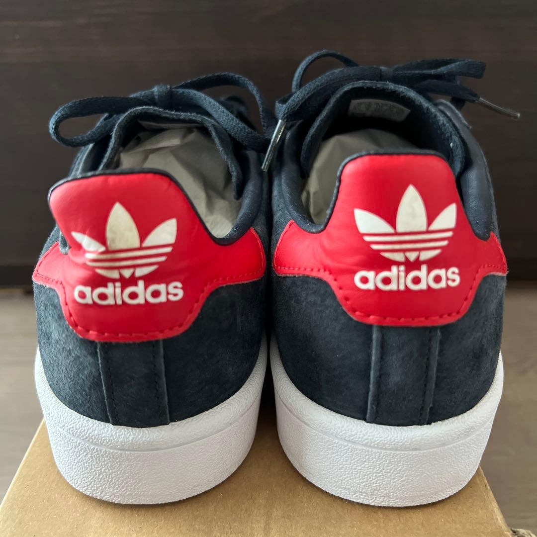 【新品未使用】 adidas originals キャンパス 赤×紺 スエード — image 4