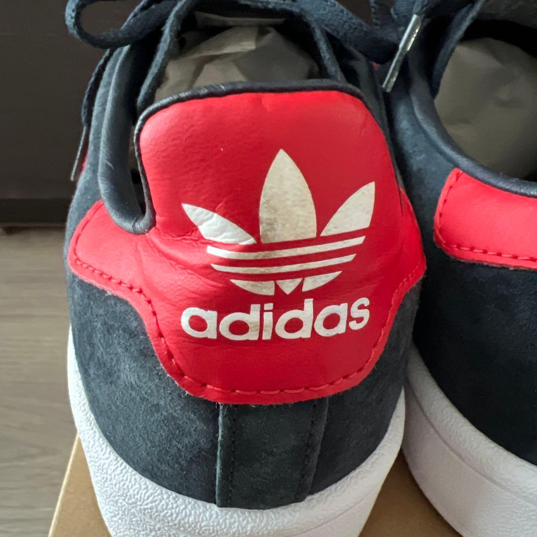 【新品未使用】 adidas originals キャンパス 赤×紺 スエード — image 5