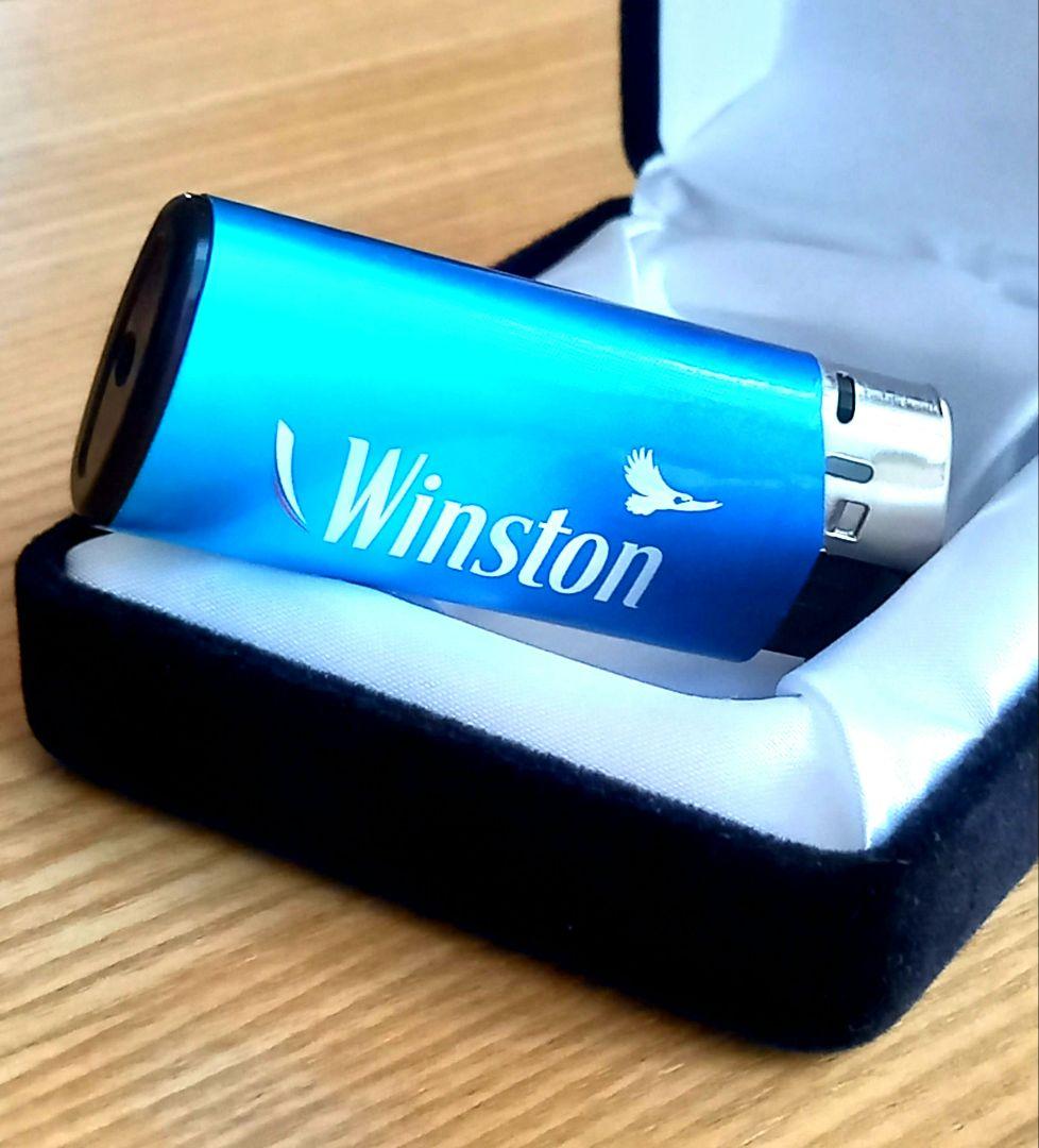 【Winston】未使用／ブルーグラデーション／ウインストンガスライター／BIC — image 3
