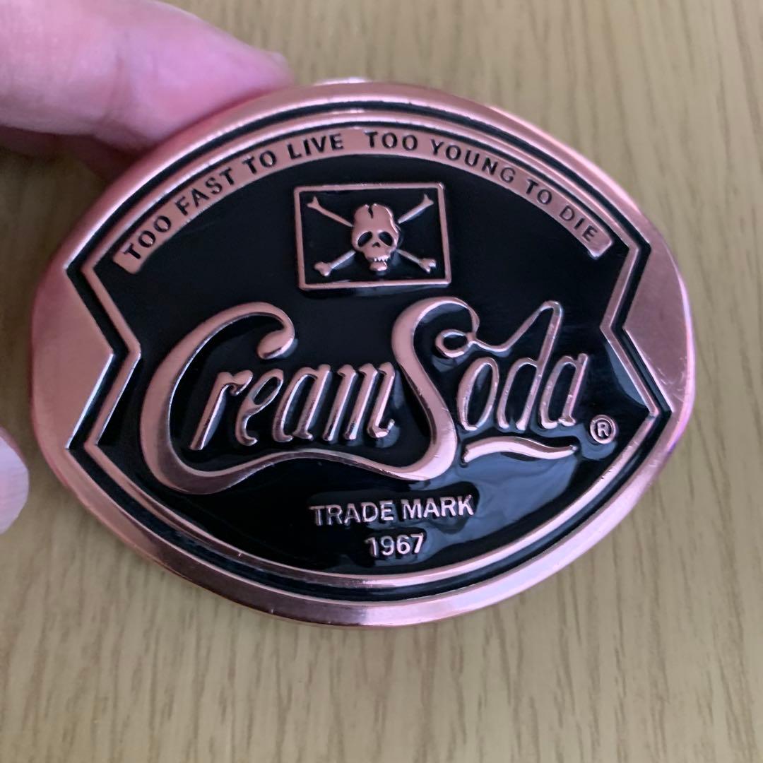 おすすめ品 Cream Soda ベルト バックル 1967(美品ですが、、、) — image 3