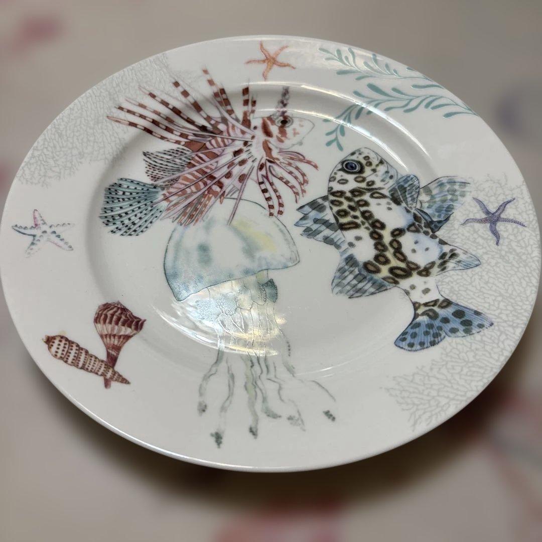 ザラホーム　魚柄　お皿 — image 3