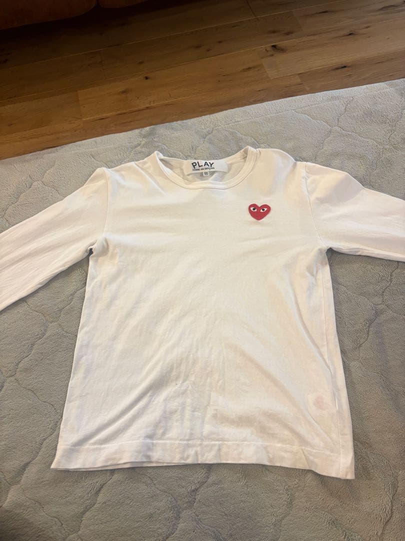 PLAY COMME des GARCONS 長袖 Tシャツ ホワイト XXS — image 2