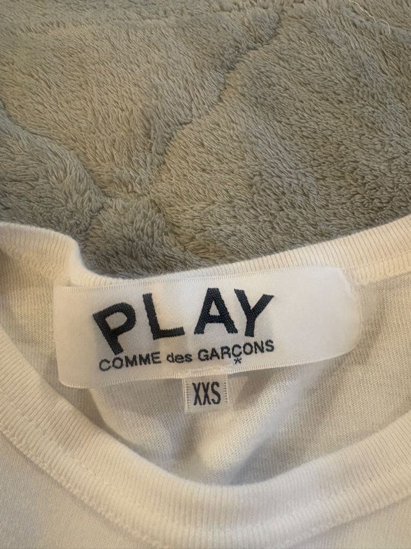 PLAY COMME des GARCONS 長袖 Tシャツ ホワイト XXS — image 3