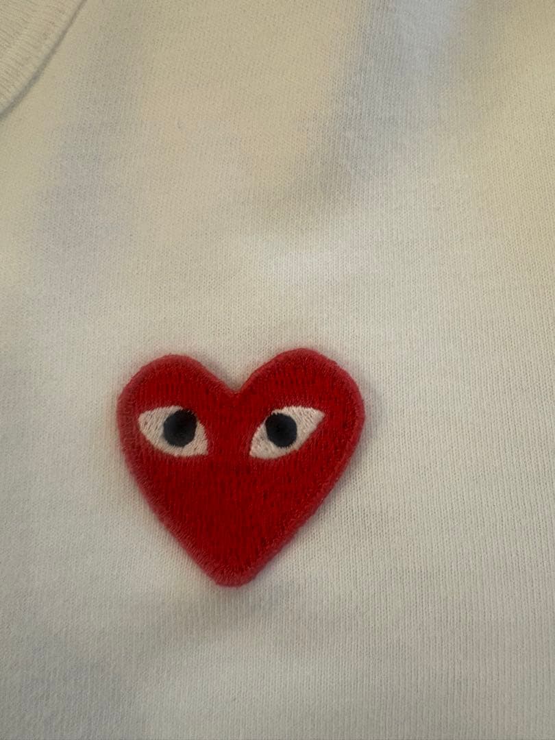 PLAY COMME des GARCONS 長袖 Tシャツ ホワイト XXS — image 4