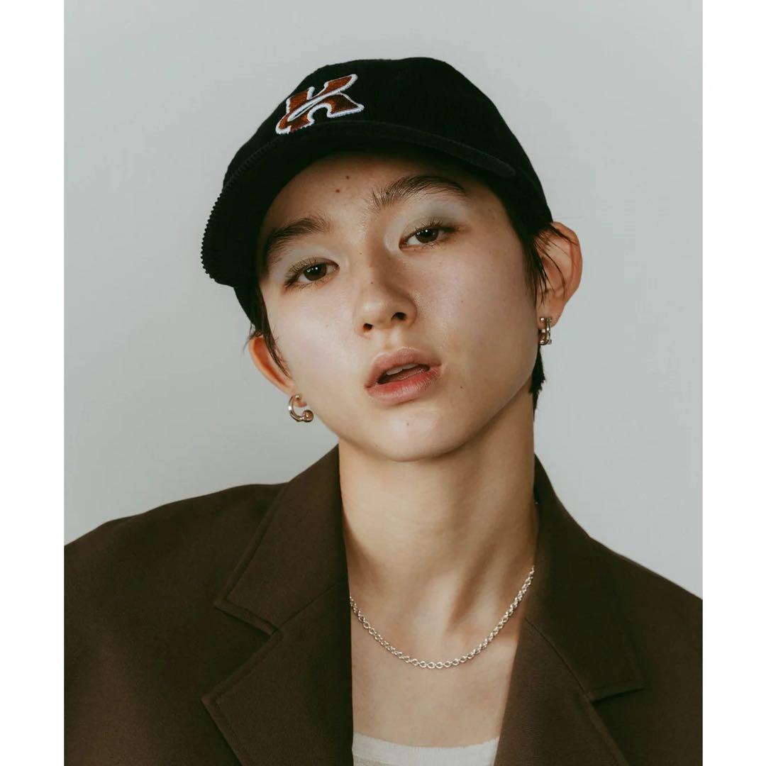 Knuth Marf コーデュロイキャップ ネイビー — image 2