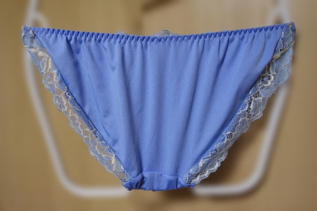 ピーチ・ジョン ライトブルー レースショーツ Mサイズ 難あり — image 2