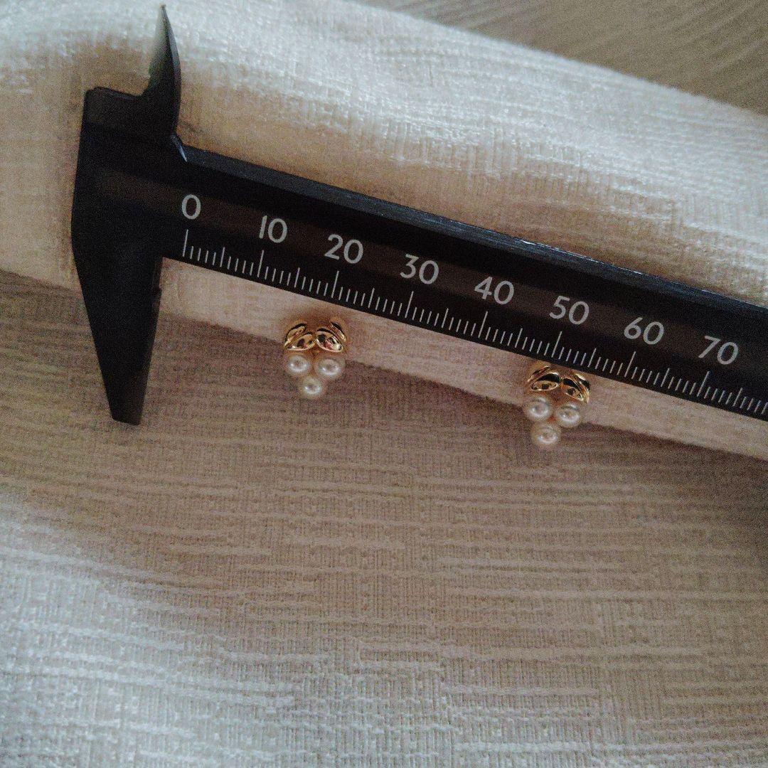 MIKIMOTO　ミキモト　k18ベビーパールイヤリング　ぶどう　花珠 — image 4