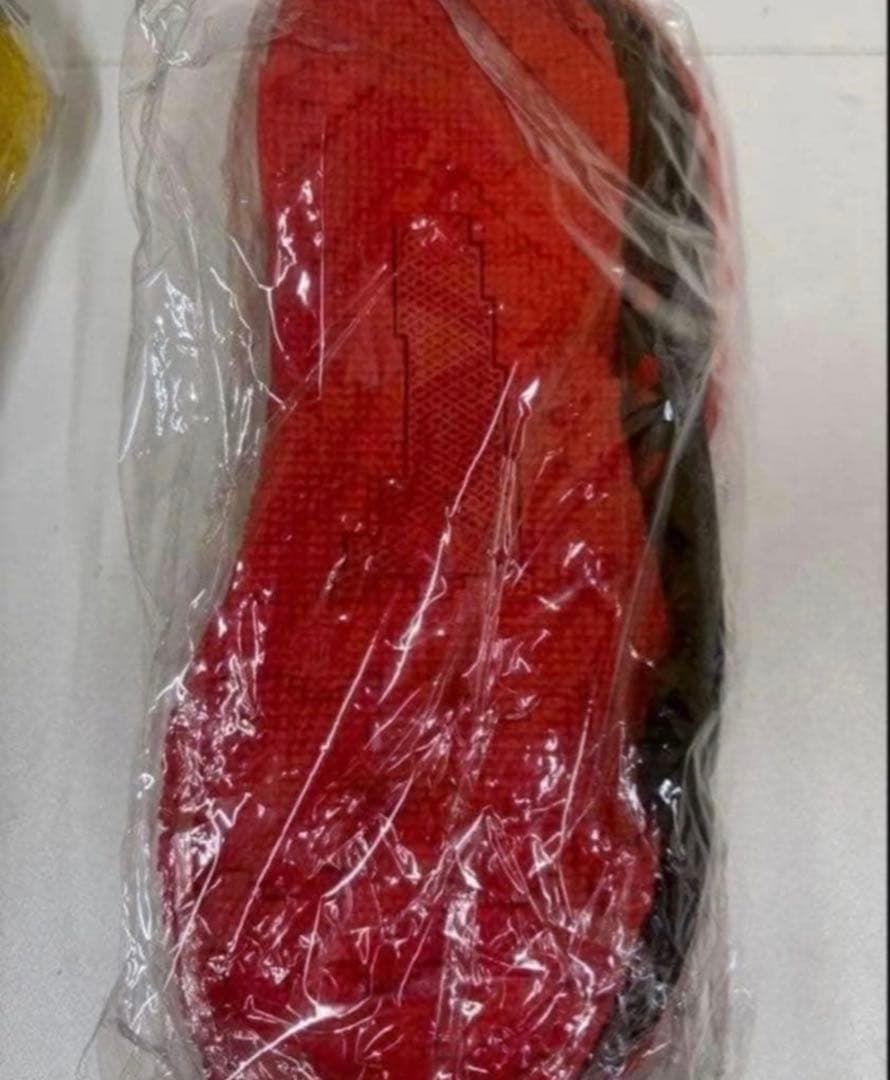 26.5cm メンズ スニーカー シューズ 黒/赤 軽量 通気性 — image 5