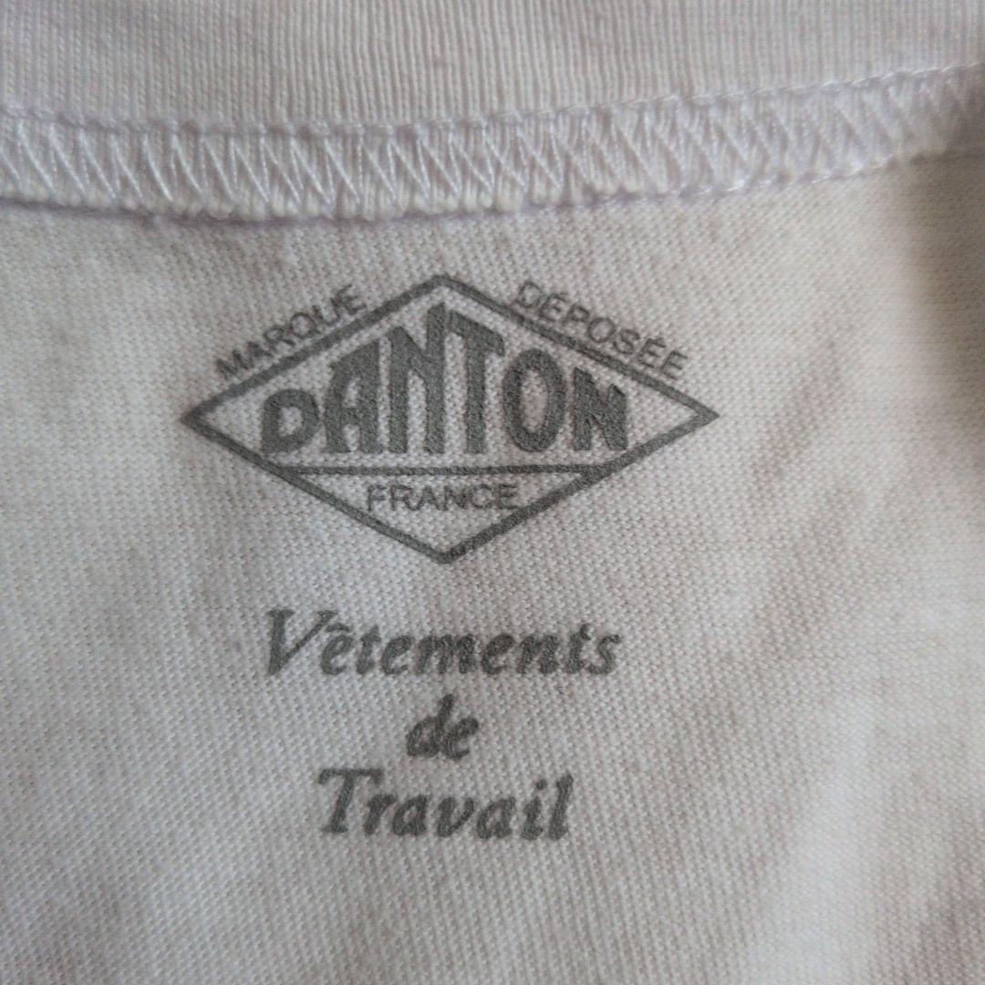 DANTON 半袖 Tシャツ ホワイト サイズ34 — image 4