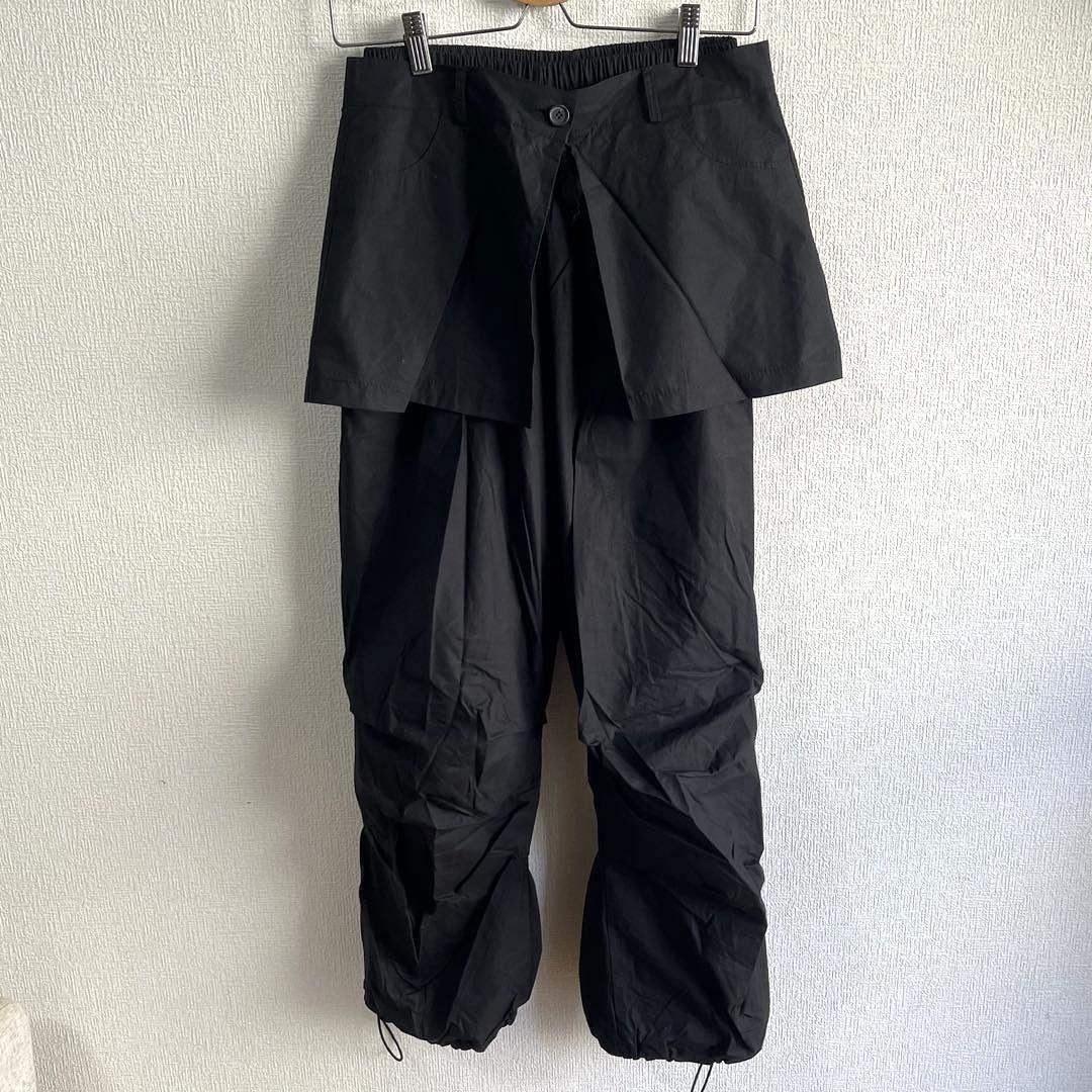 韓国 HIFIFNK ハイファイファンク フォーティースカートパンツ ブラック — image 2