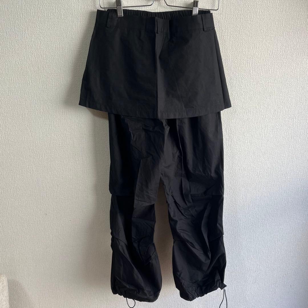 韓国 HIFIFNK ハイファイファンク フォーティースカートパンツ ブラック — image 5