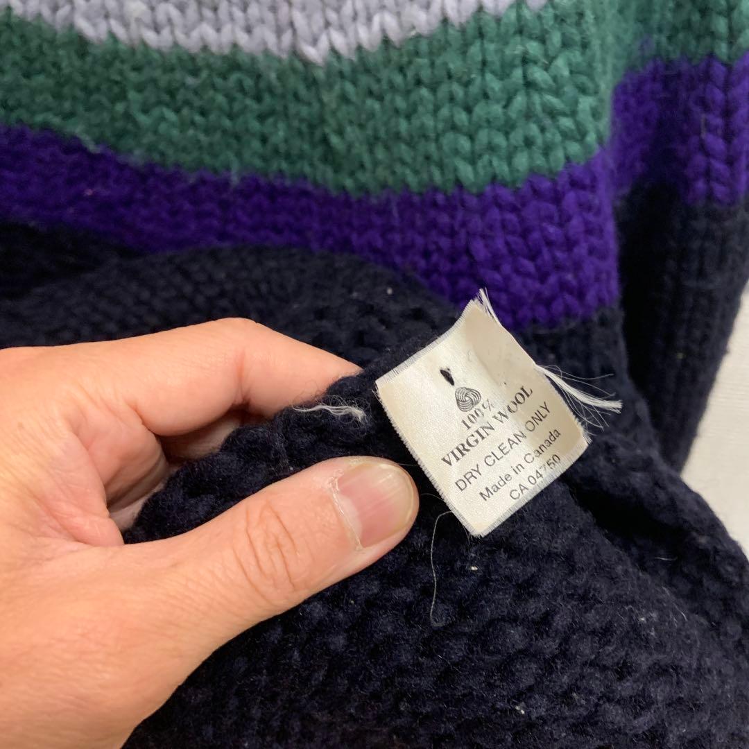 セーター　ゴライコー　厚手ニット　100%WOOL カナダ製 — image 4