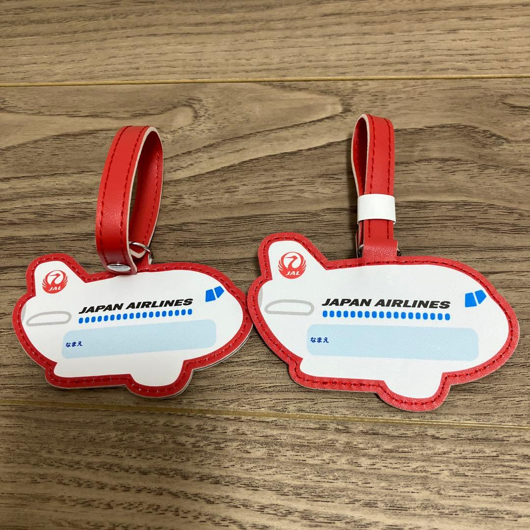 JAPAN AIRLINES 飛行機型ネームタグ 2個セット — image 2