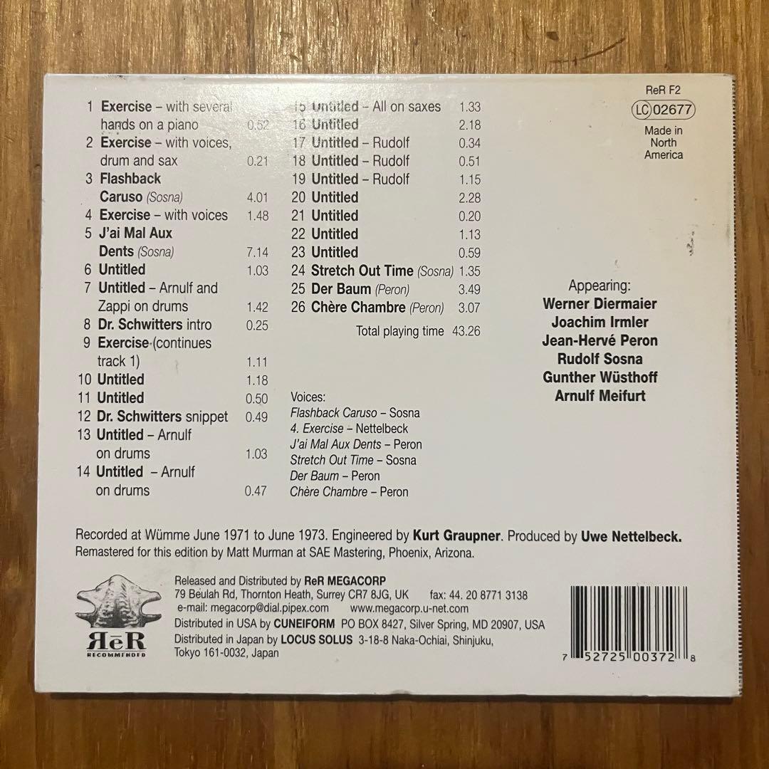 Faust The Faust Tapes CD ライナー無し — image 5