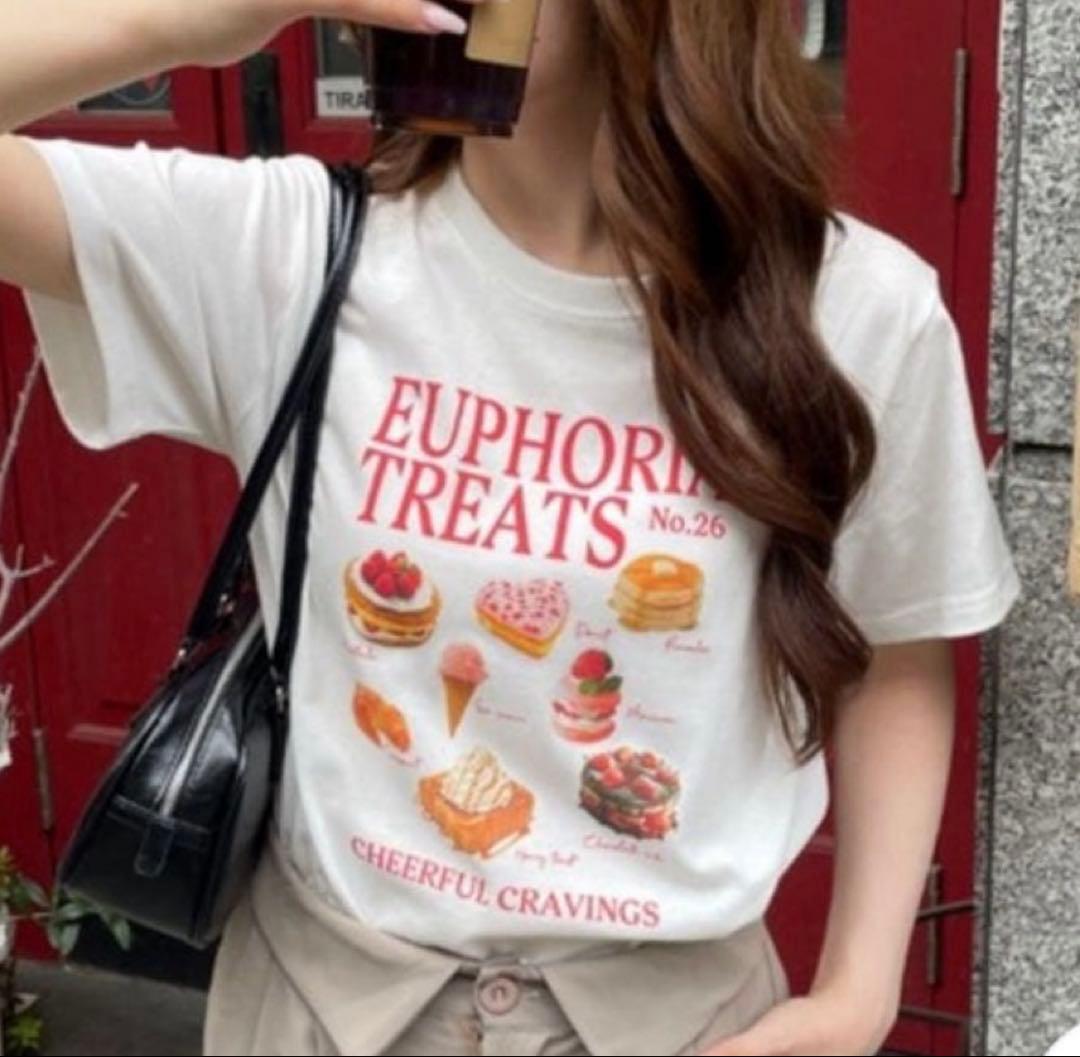 【WEGO】ウィゴー プリント半袖Tシャツ ホワイト Mサイズ — image 2