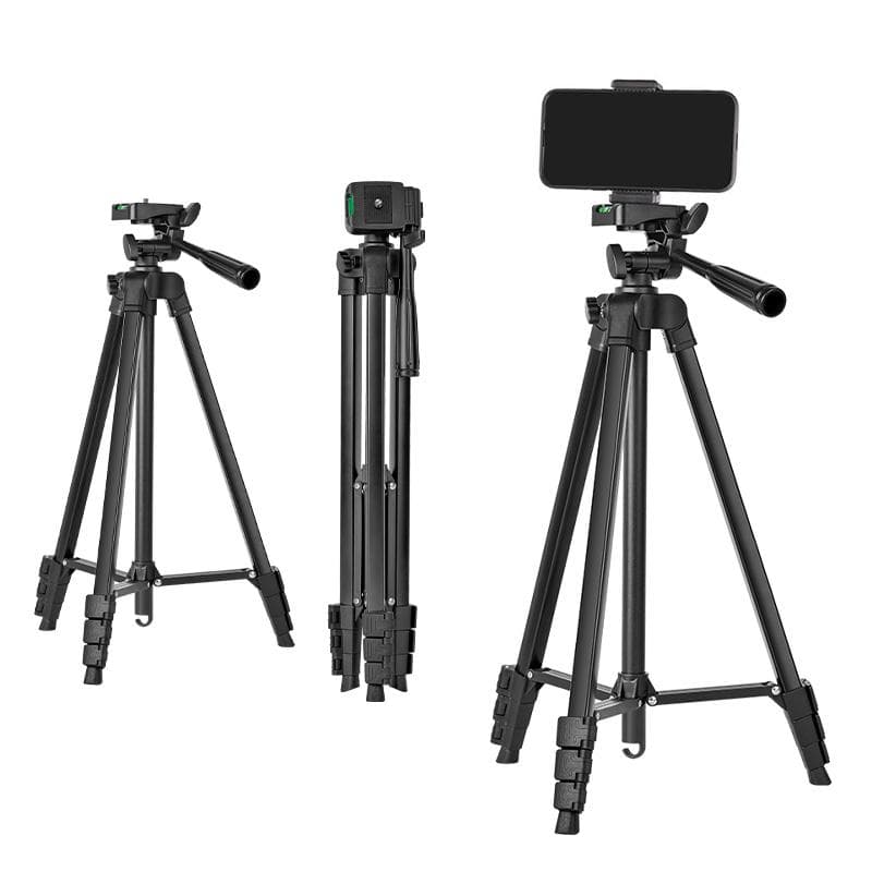 スマホ三脚 カメラ三脚 超軽量 150cm 収納袋付き アルミ合金製 4段階伸縮 — image 4
