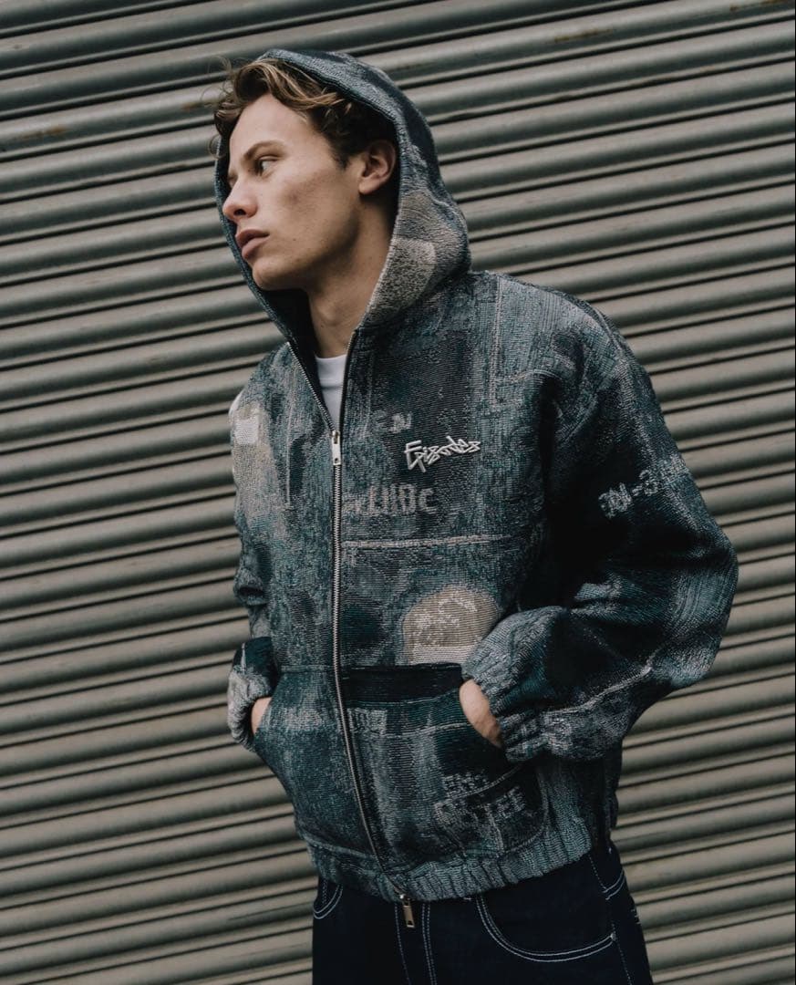 episodes CCTV TAPESTRY HOODIE ジップパーカー — image 2