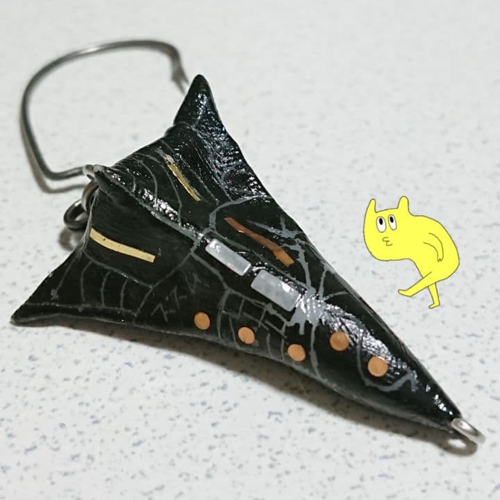 【スペースシップジグヘッド】針なし ハンドメイドルアー — image 2