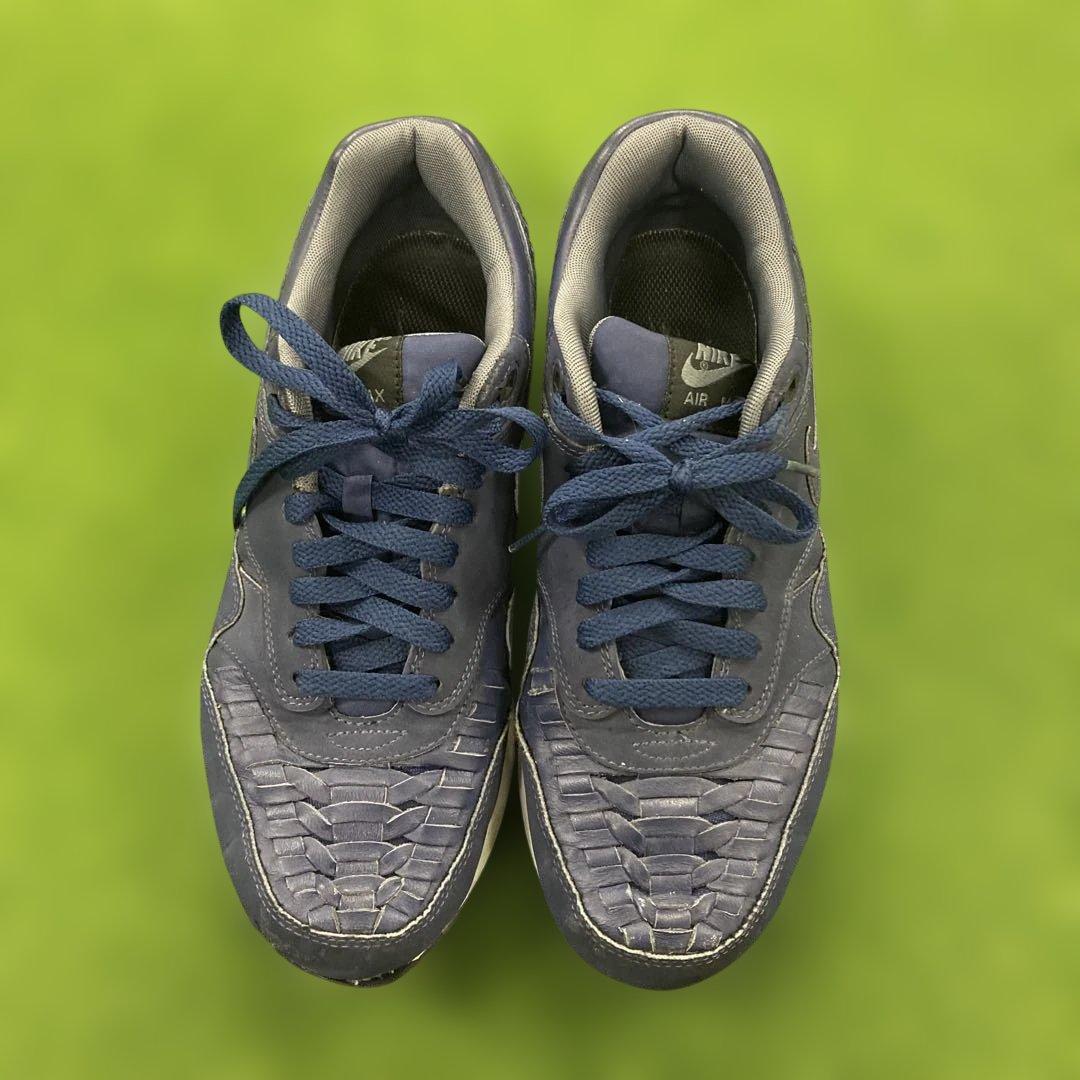 NIKE AIR MAX 1 WOVEN ネイビー スニーカー — image 2