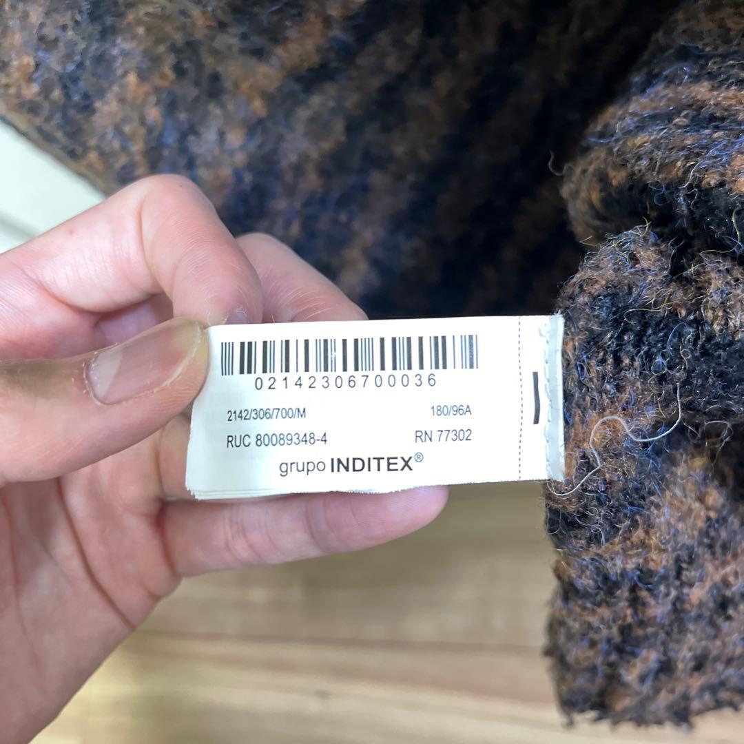 ZARA 襟付き　ボタン　ポロネックニットセーター M 状態◎ — image 4