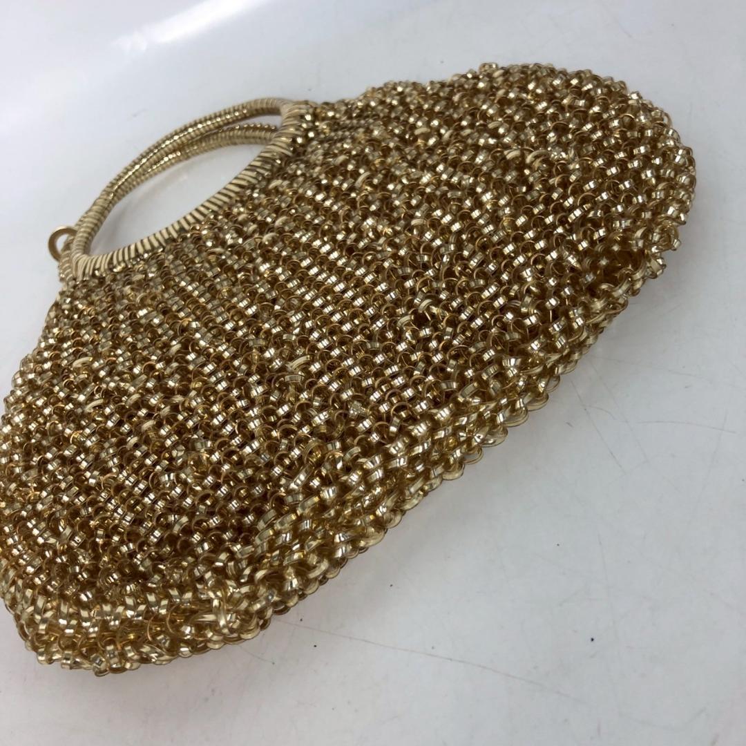 ANTEPRIMA アンテプリマ ワイヤーバッグ ゴールド フラワーモチーフ — image 3