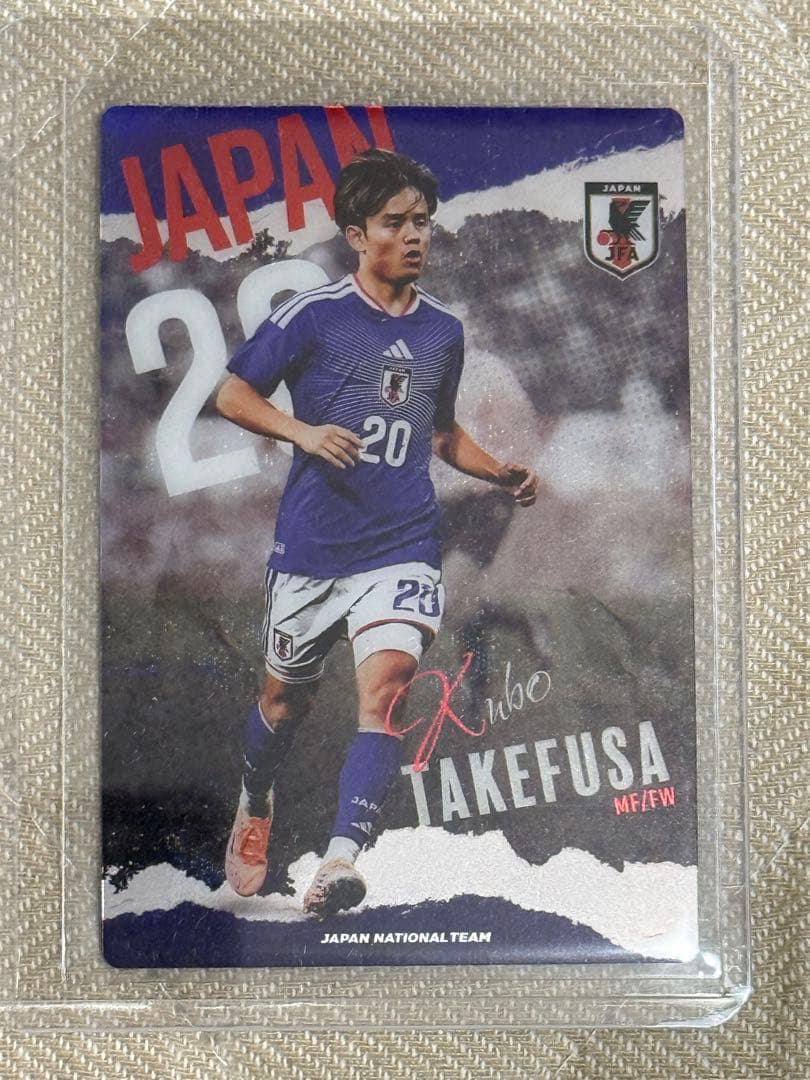日本代表 ツインウエハース 2026W杯：久保建英・鈴木彩艶 2枚セット — image 3