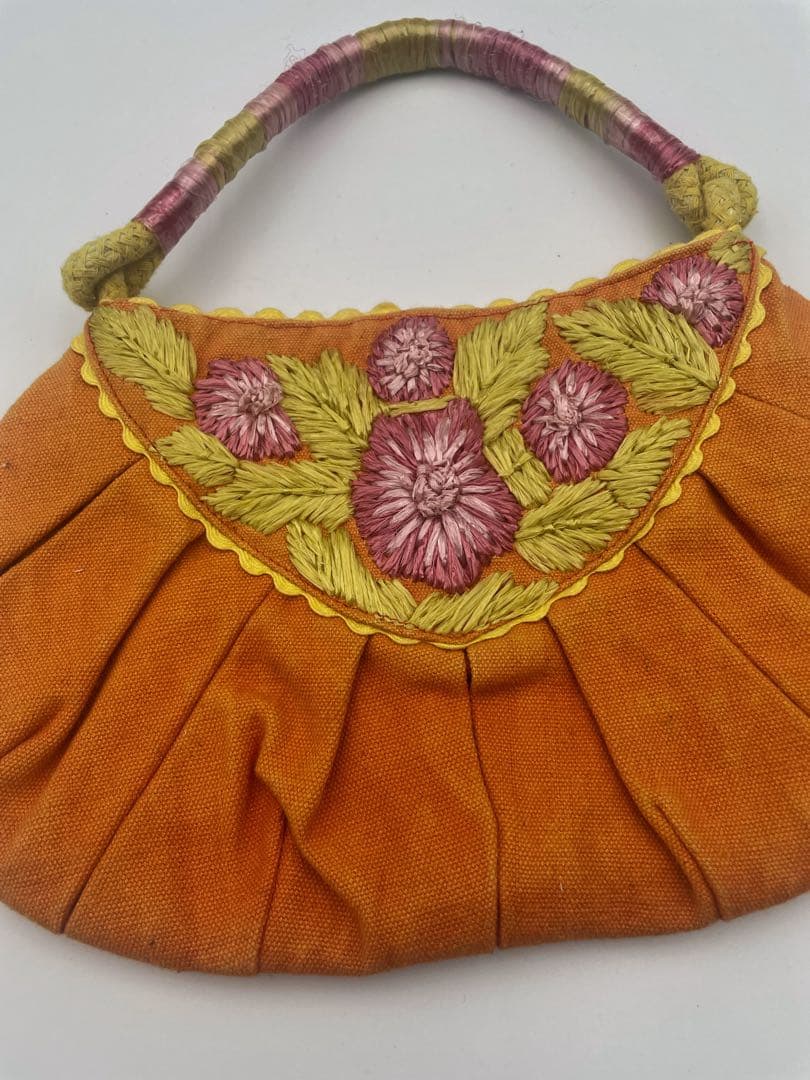 ANTIK BATIK フラワーモチーフ ハンドバッグ — image 2