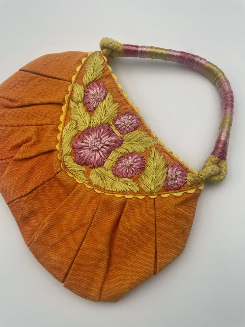 ANTIK BATIK フラワーモチーフ ハンドバッグ — image 4
