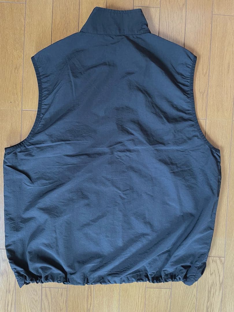 ［新品未使用］NAVY ／ナイロンジップアップベスト ／ブラック(L) — image 5