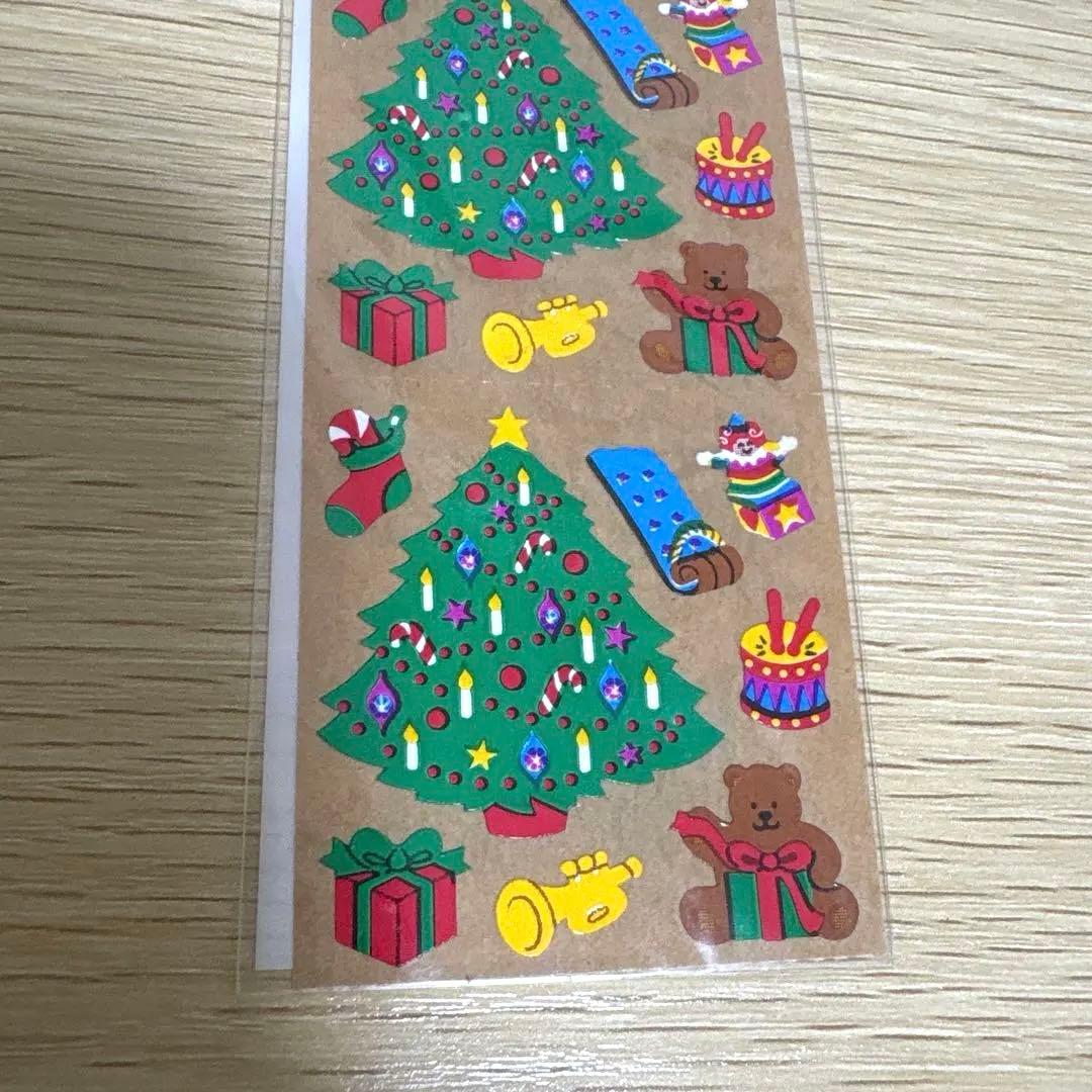 サンディライオン　シール　ステッカー　クリスマス　クマ — image 2