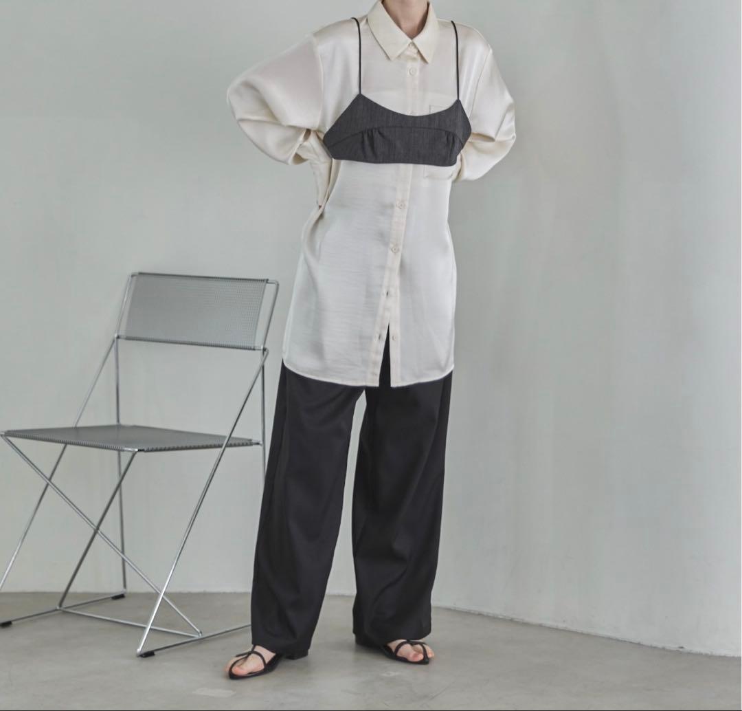 feepur サテンオーバーシャツ — image 4