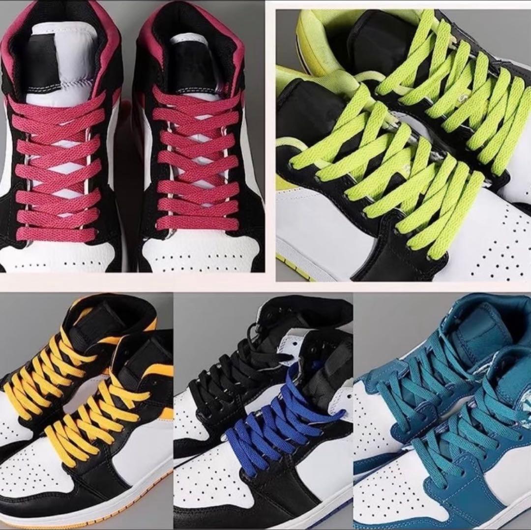 白 靴紐 120センチ 平紐 2本組 NIKE アディダス vans — image 3