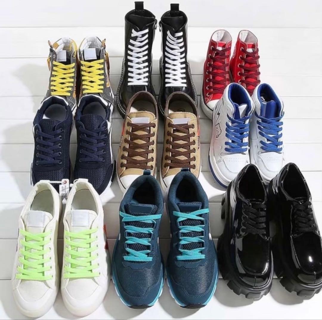 白 靴紐 120センチ 平紐 2本組 NIKE アディダス vans — image 4