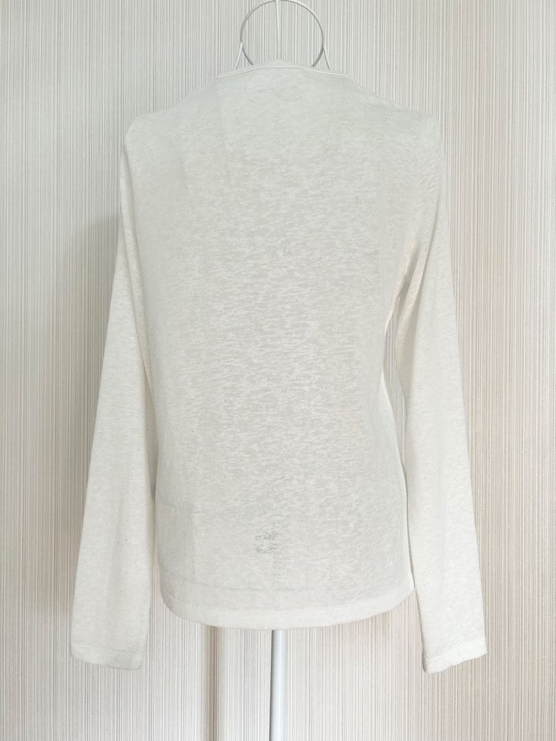 SLOBE IENA スローブイエナ スラブ天竺クルーネック シアー 24SS — image 4