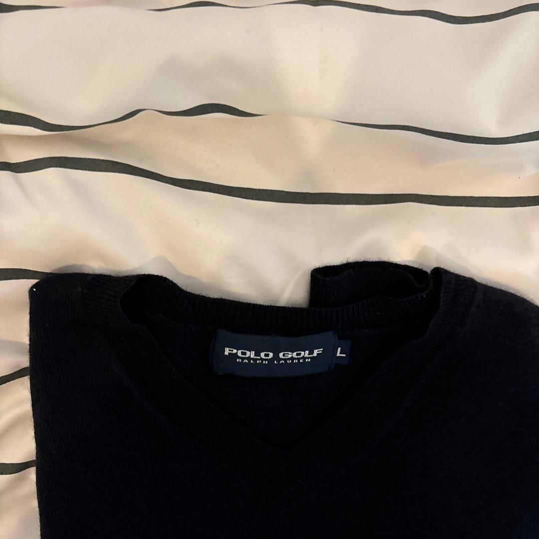 POLO ポロ ラルフローレン 黒ニット — image 3