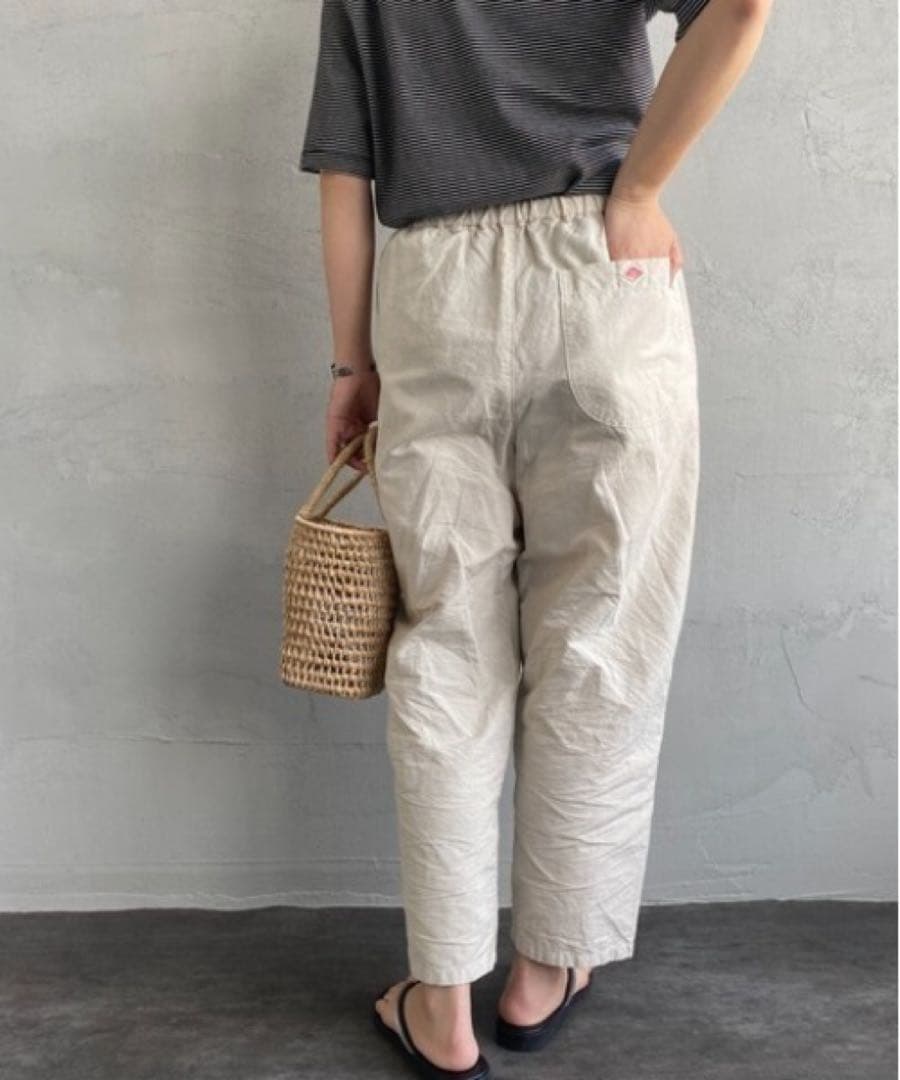 [DANTON/ダントン] コットンリネンイージーパンツ　36 ECRU — image 2