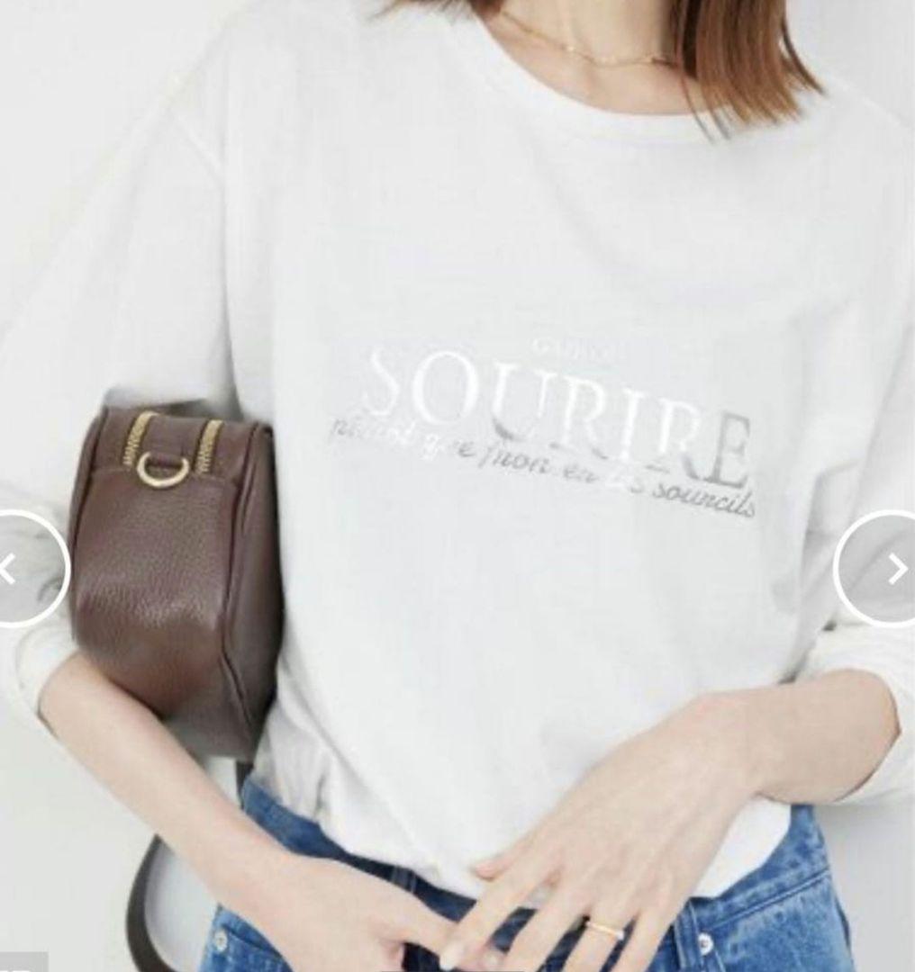 2024SS SLOBE IENA スローブイエナ SOURIREロゴロンTEE — image 2