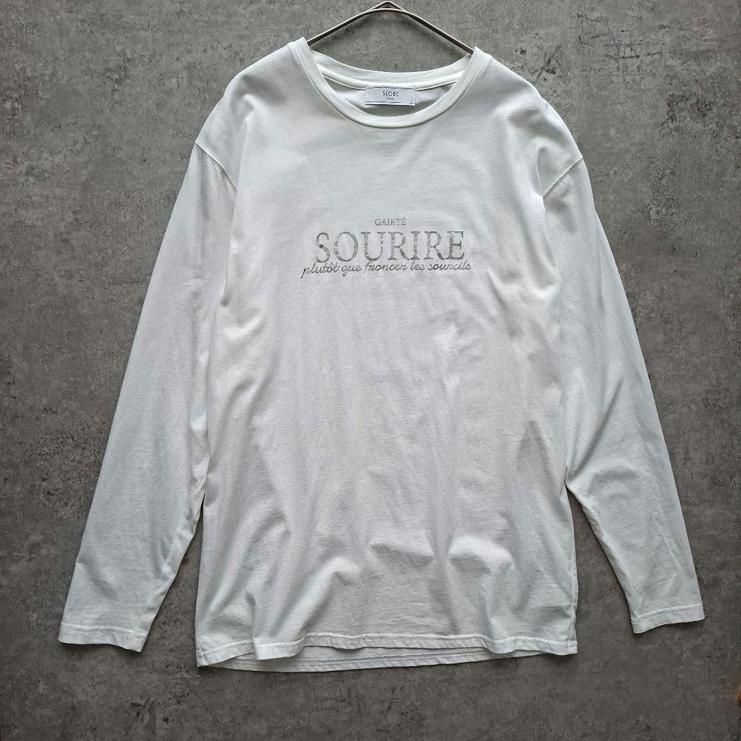2024SS SLOBE IENA スローブイエナ SOURIREロゴロンTEE — image 3