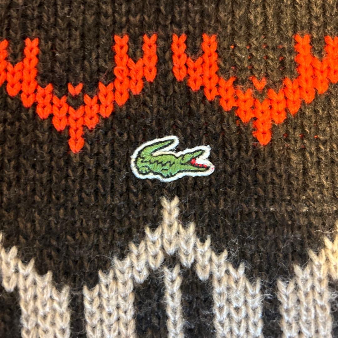 LACOSTE ラコステ ノルディック柄 ニット セーター サイズ4 — image 2