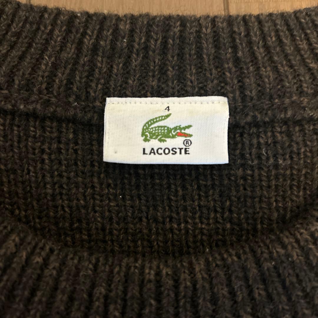 LACOSTE ラコステ ノルディック柄 ニット セーター サイズ4 — image 3