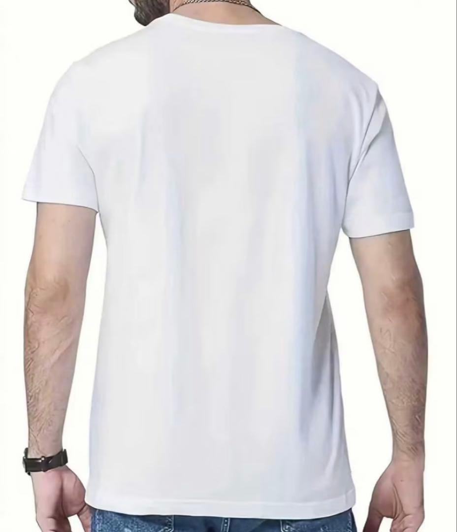 新品　ピアノ鍵盤と音符柄 Tシャツ ポリエステル　サイズL（大きめ）　男女兼用 — image 3
