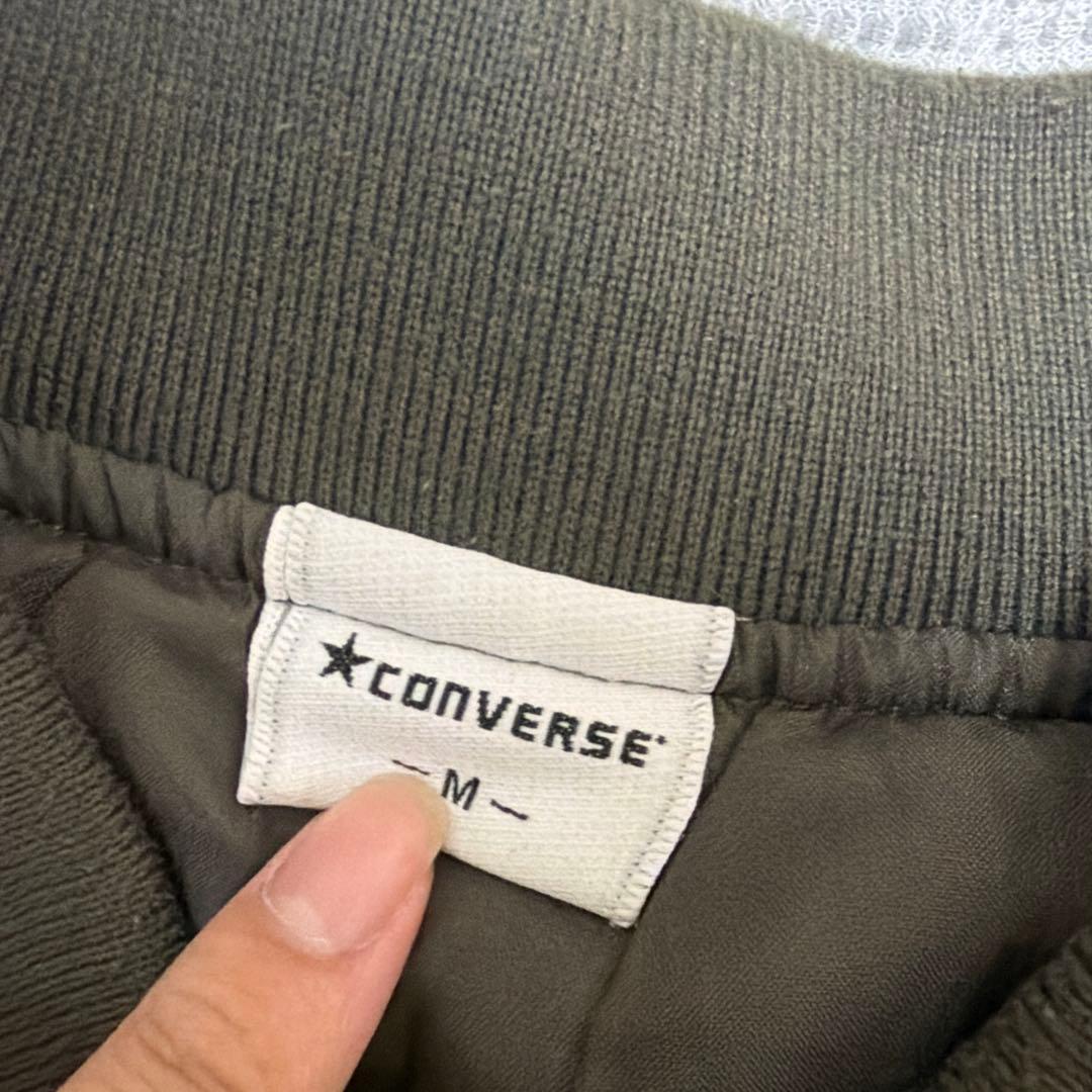 CONVERSE MA-1 フライトジャケット カーキ Mサイズ — image 2