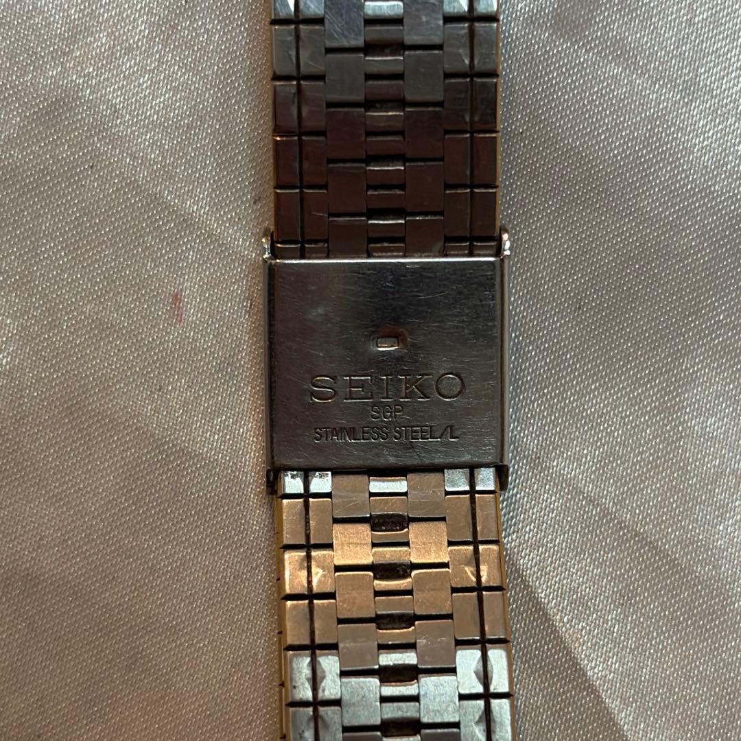 セイコー KQ ゴールド gold bracelet腕時計ベルト — image 3