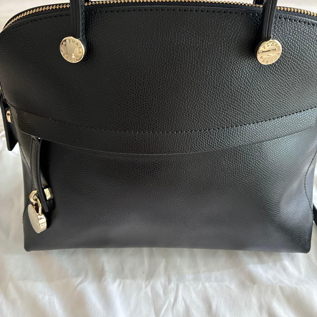 FURLA ハンドバッグ ブラック 2way ショルダー — image 2