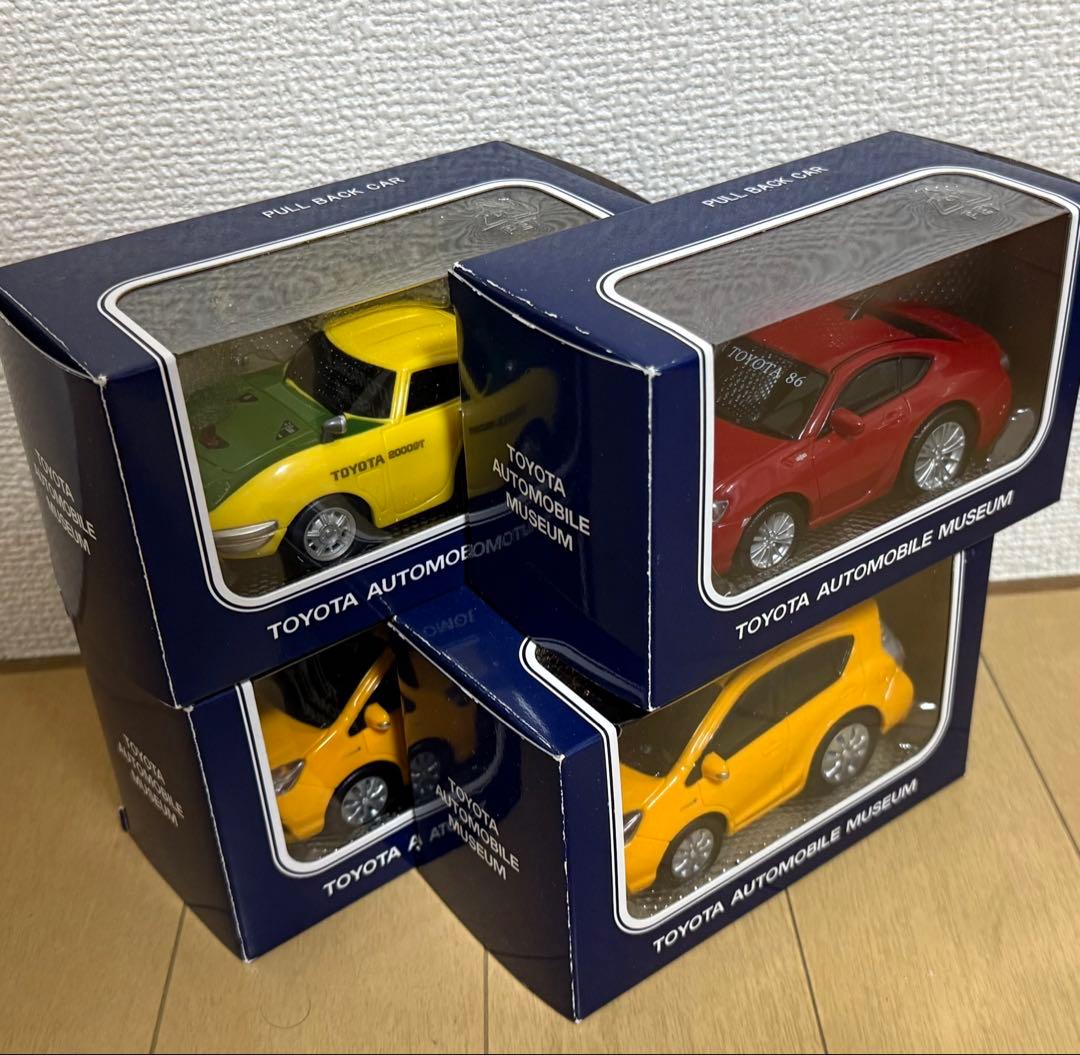 トヨタ博物館オリジナルプルバックカー⭐️4台セット★絶版品！ — image 2
