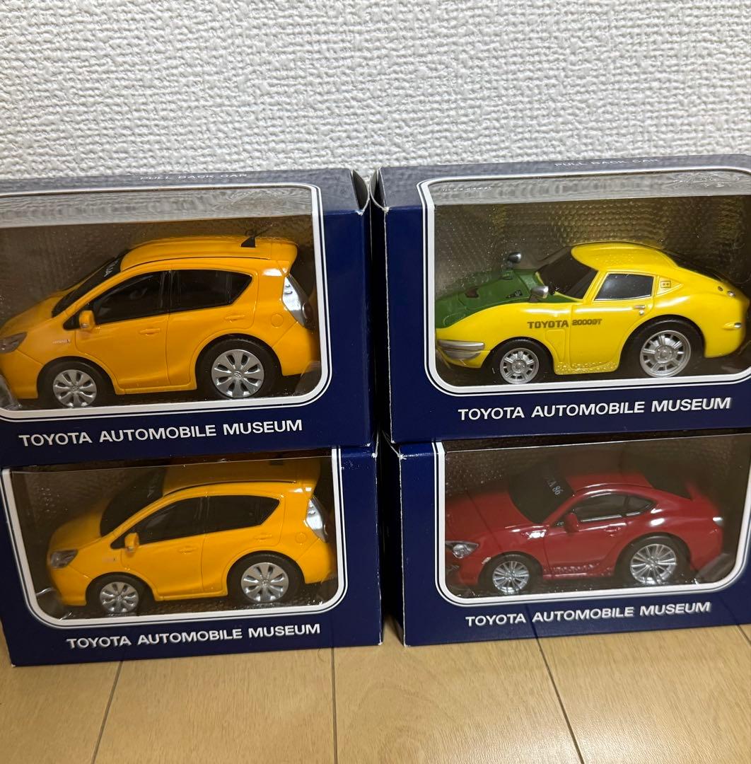 トヨタ博物館オリジナルプルバックカー⭐️4台セット★絶版品！ — image 5