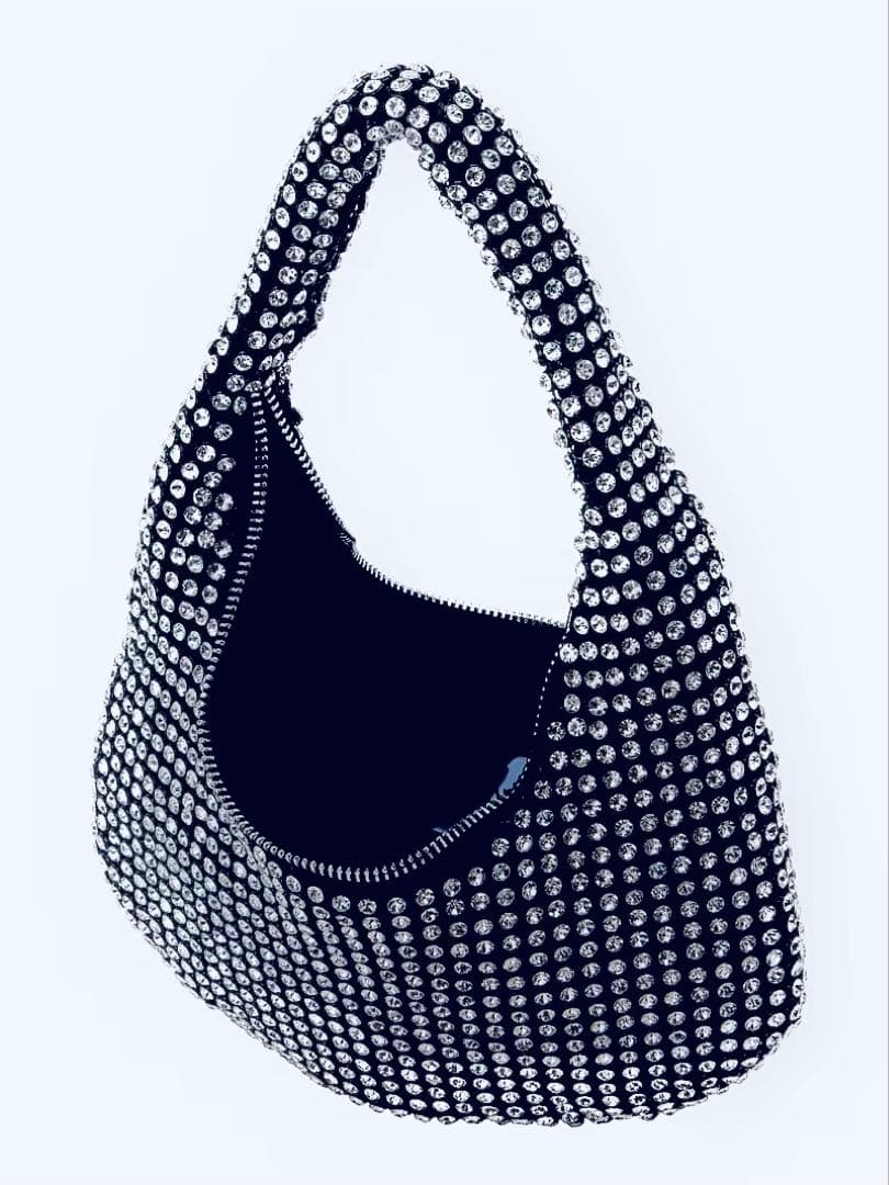 Jessica McClintock総ラインストーンワンハンド ハンドバッグ — image 2