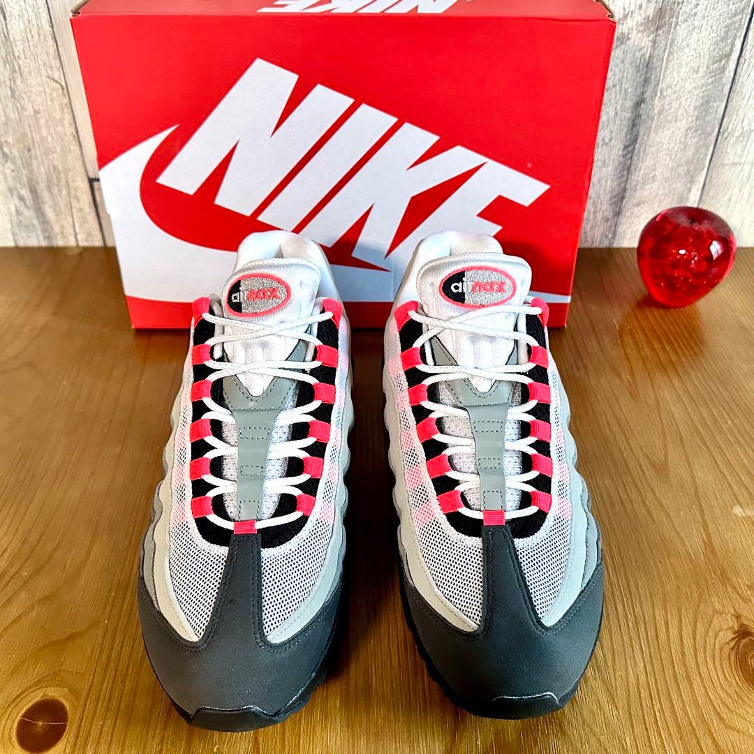 NIKE AIR MAX95 BIG BUBBLE SOLAR RED — image 5